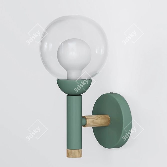 Scandinavian Style Wall Sconce - Egle 3D model image 7
