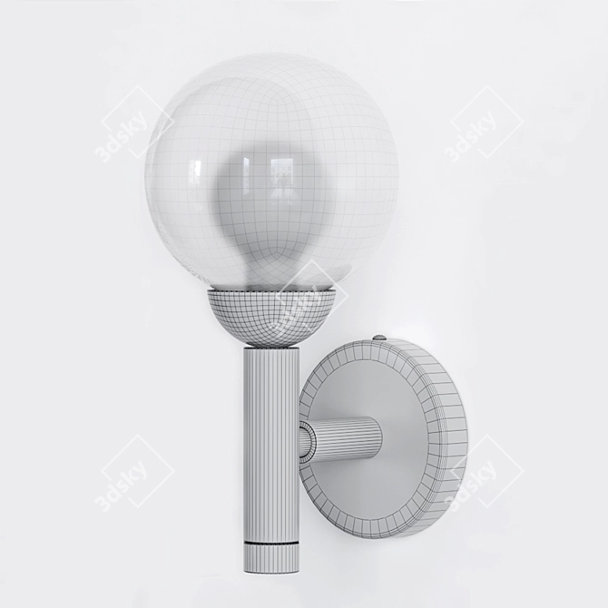 Scandinavian Style Wall Sconce - Egle 3D model image 8