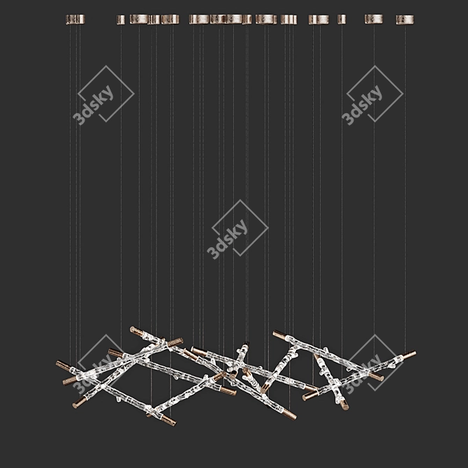 Cylindrical RITM Pendant Lamp 3D model image 8