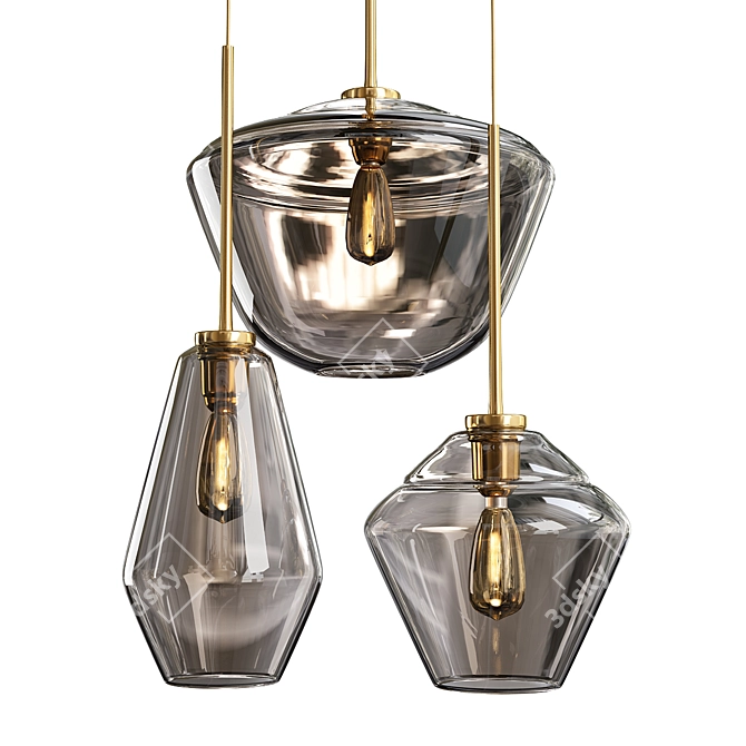FEN GLASS RETRO: 2013 V-Ray Render 3D model image 1