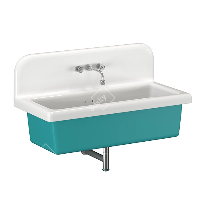 Elegant Provence Vanity Set 3D model image 1