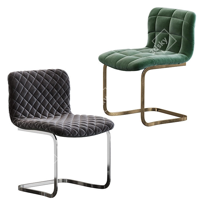 Elegant Kuga Chair 3D model image 1