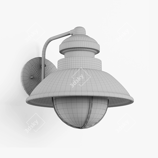 Rustic Barn Outdoor Lights 3D model image 3