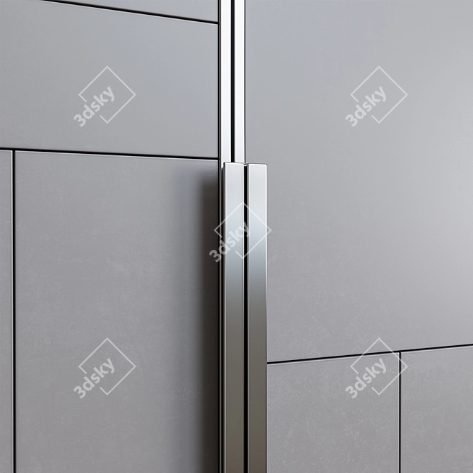 Stylish Wardrobe for Modern Spaces 3D model image 3