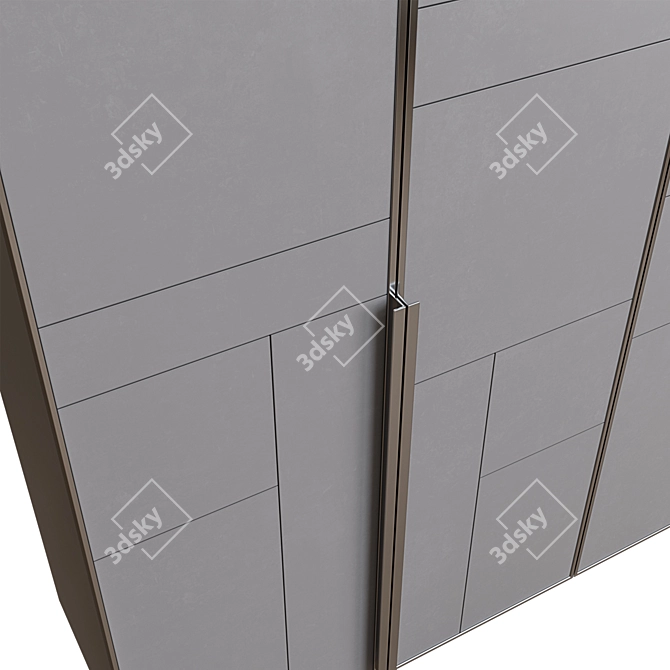 Stylish Wardrobe for Modern Spaces 3D model image 4