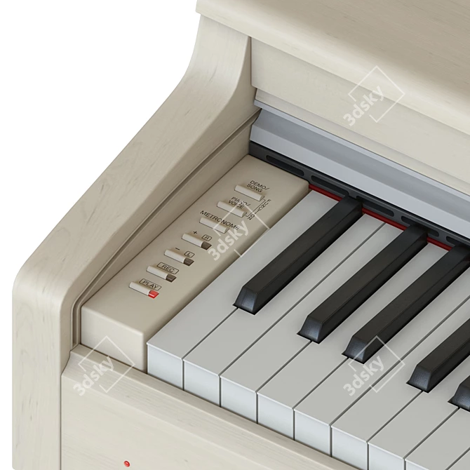 Yamaha YDP-164: A Digital Piano Masterpiece 3D model image 4