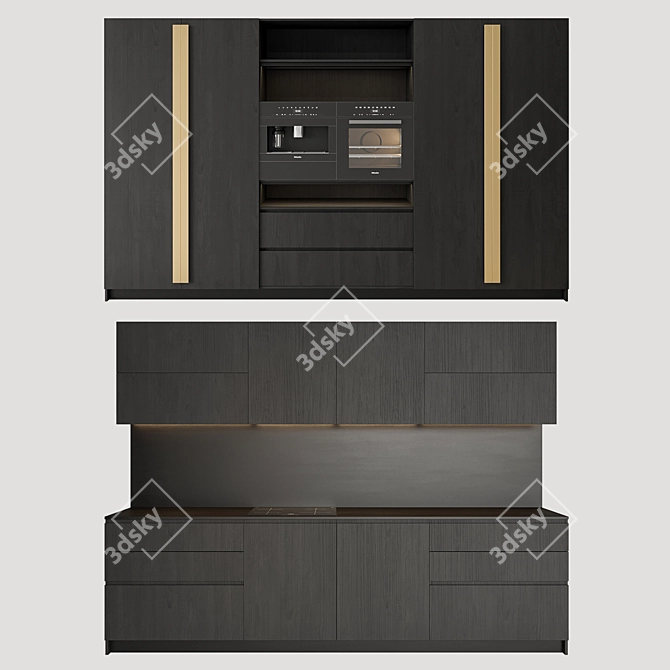 Modernista Kitchen Set 3D model image 7