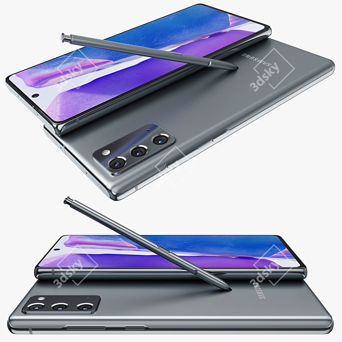 Premium Samsung GALAXY Note 20 - Experience the Best 3D model image 3