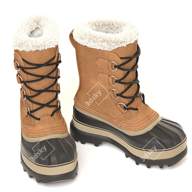 Ultimate Winter Survival: Women's Caribou Boot 3D model image 2