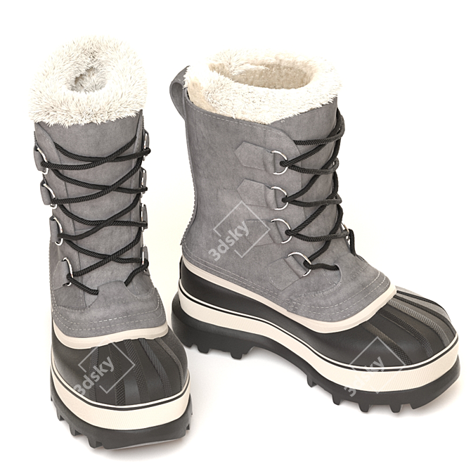 Ultimate Winter Survival: Women's Caribou Boot 3D model image 3