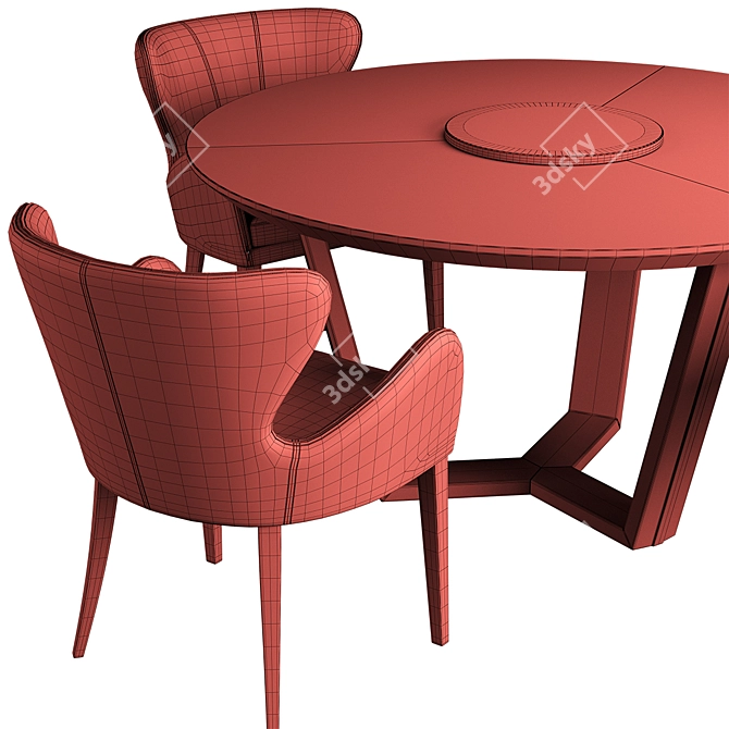 Borzalino Elektra Dining Set 3D model image 5