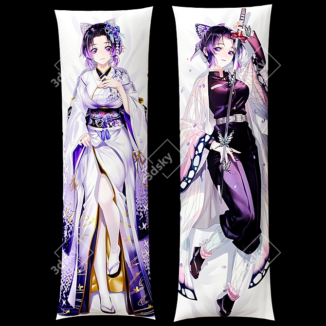 Demon Cleaver Blade Dakimakura - 5 Types 3D model image 3