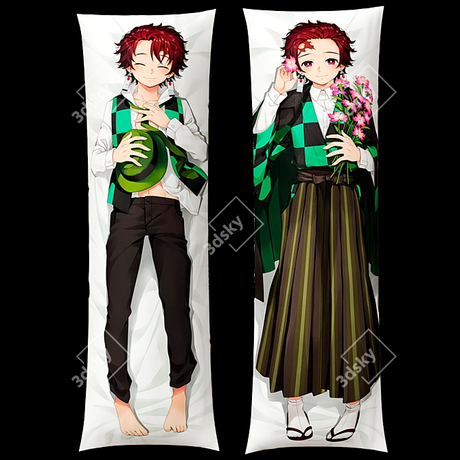 Demon Cleaver Blade Dakimakura - 5 Types 3D model image 4