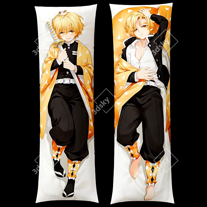 Demon Cleaver Blade Dakimakura - 5 Types 3D model image 5