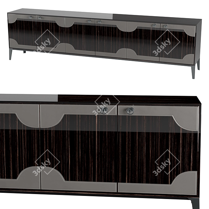 Stylish Vittoria Frigerio Crivelli Sideboard 3D model image 1