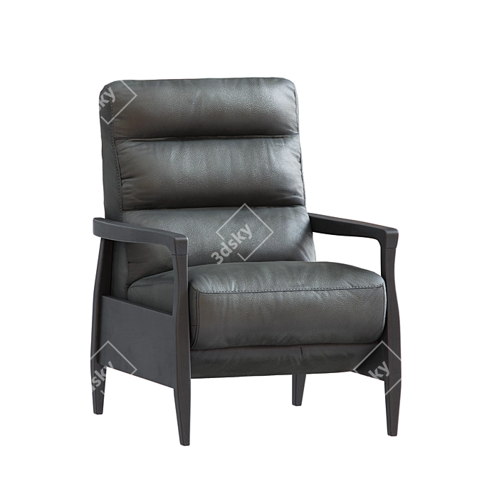 Luxury Marlin Pushback Recliner 3D model image 1