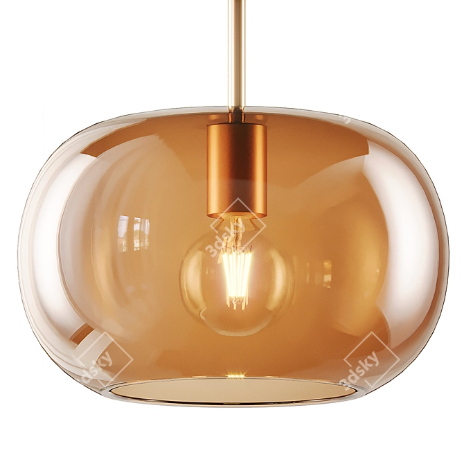 Armstrong Bubble Pendant Light 3D model image 1