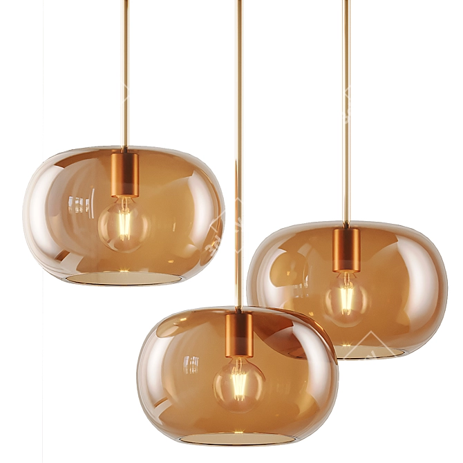 Armstrong Bubble Pendant Light 3D model image 2