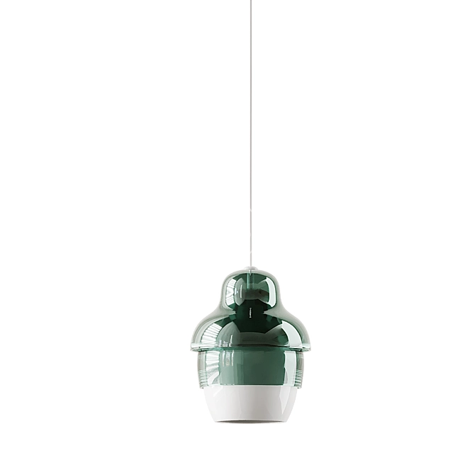 Nested Elegance: Matrioshka Pendant 3D model image 4