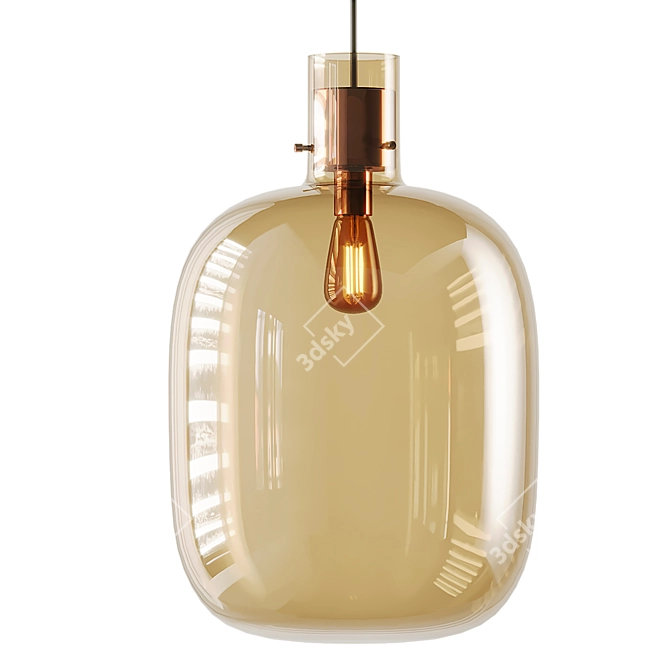 Awa Pendant: Sleek Elegance for Your Space 3D model image 3