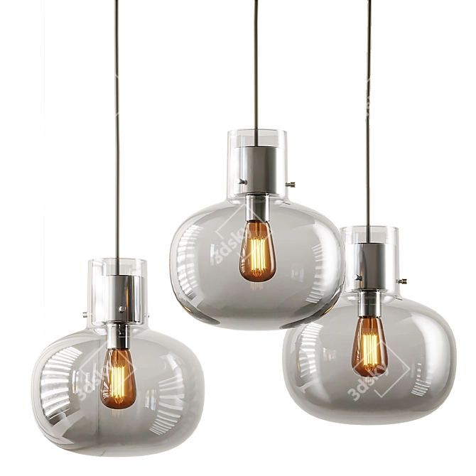 Awa Pendant: Sleek Elegance for Your Space 3D model image 4