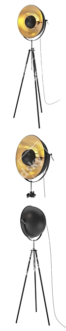 Lussole BOLLO Torch: Elegant Illumination for your Space 3D model image 4