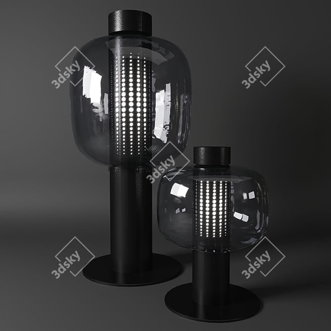 Brokis Bonbori Outdoor Table Lamp 3D model image 2