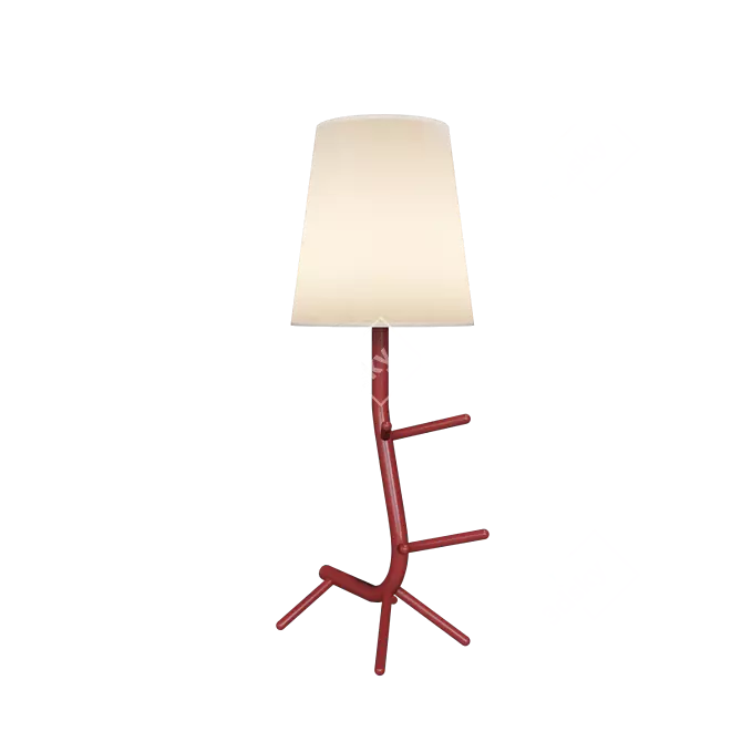 Mantra CENTIPEDE 7250-7253 Floor Lamp: Modern Metal Design, E27 Socket, Fabric Shade 3D model image 4