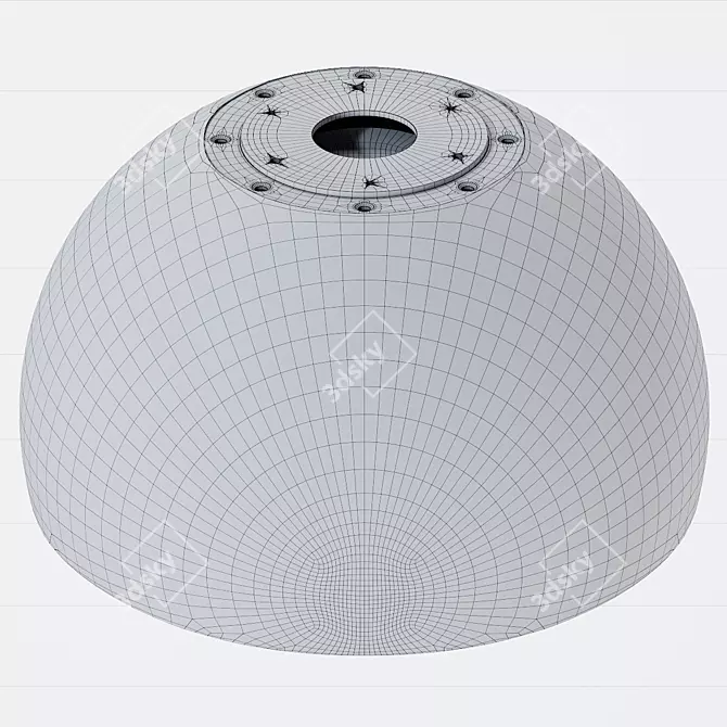 Modern Pendant Light Fixture 3D model image 5
