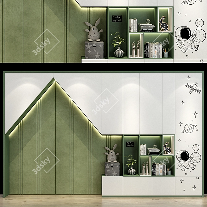 KidsZone Furniture Set 3D model image 1