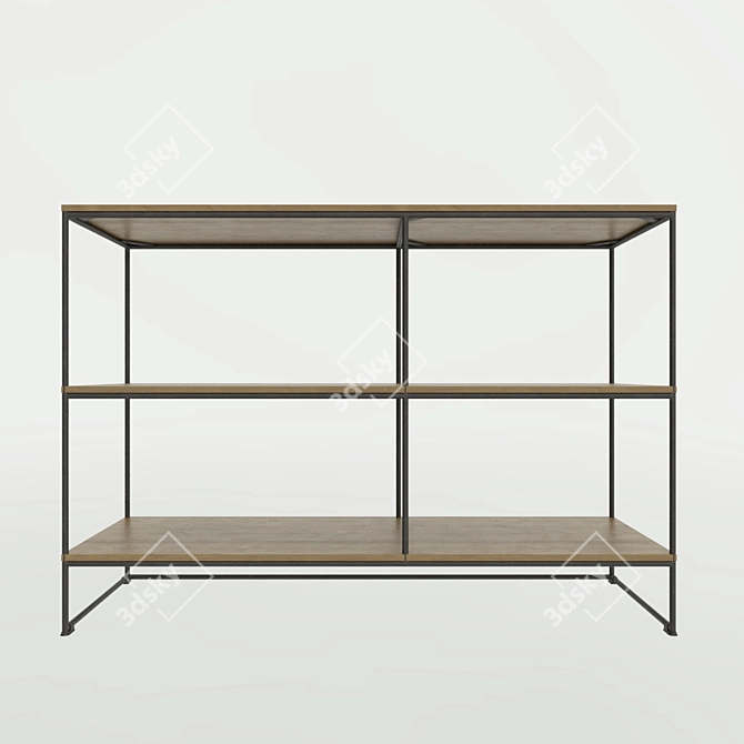 Modern Scandinavian Shelving by Firtz Hansen 3D model image 2