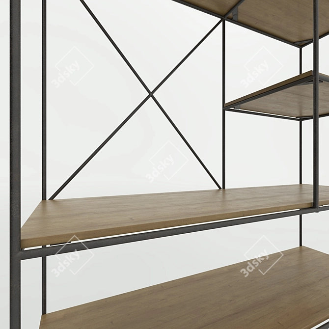 Modern Scandinavian Shelving by Firtz Hansen 3D model image 4