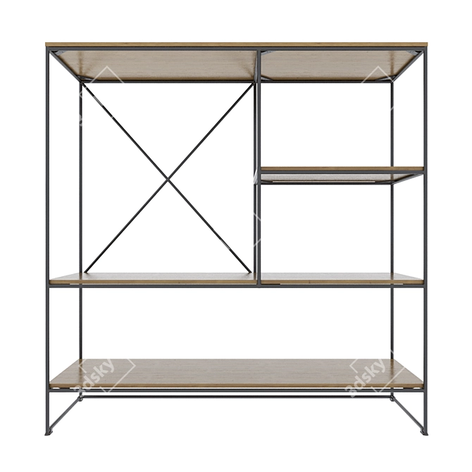 Modern Scandinavian Shelving by Firtz Hansen 3D model image 5