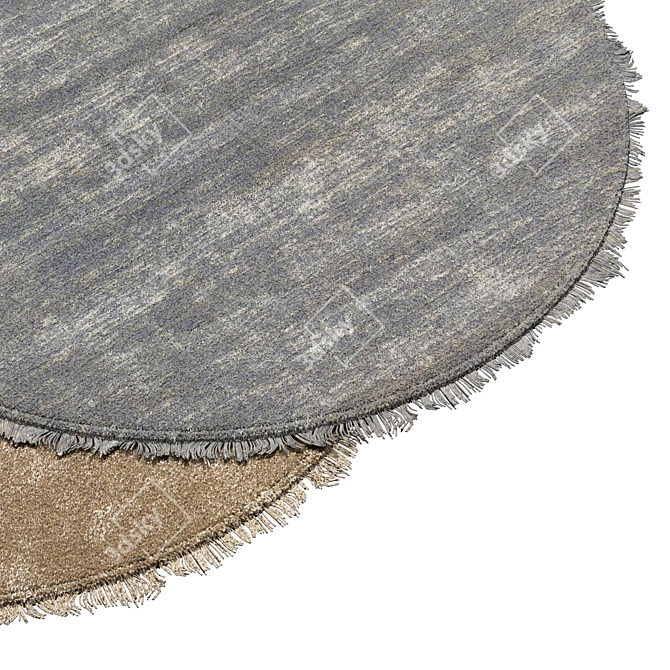 10' Round Rug: Elegant and Versatile 3D model image 2