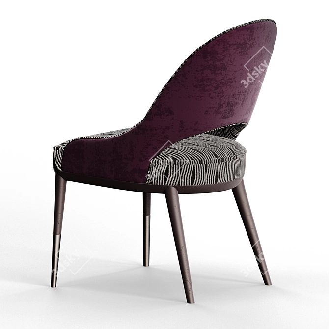 Vision Side Chair: Elegant Simplicity 3D model image 2