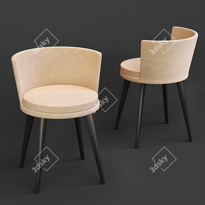 Elegant Dining Set - Modern Design 3D model image 3