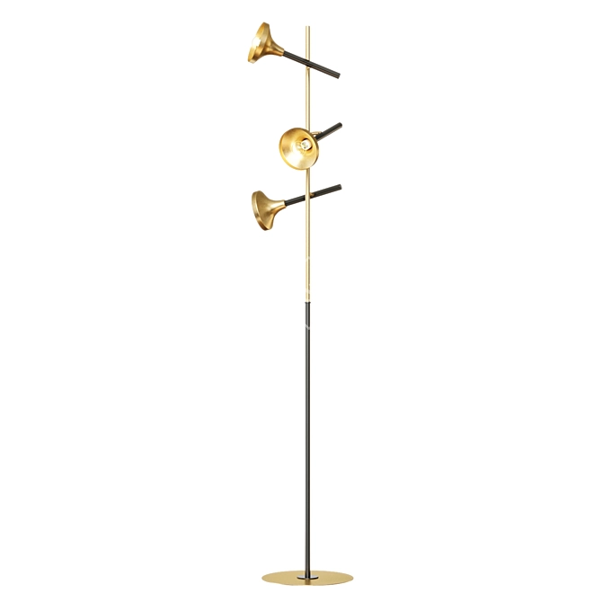 Golden Glow: Hamilton Conte Tilda 2667 floor lamp 3D model image 1