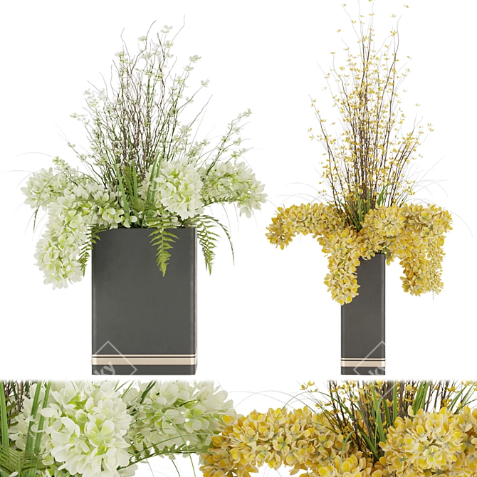 Gorgeous Collection of Plant Vol 56 3D model image 1