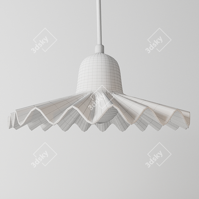 Suspended Green Egg Lamp 3D model image 4