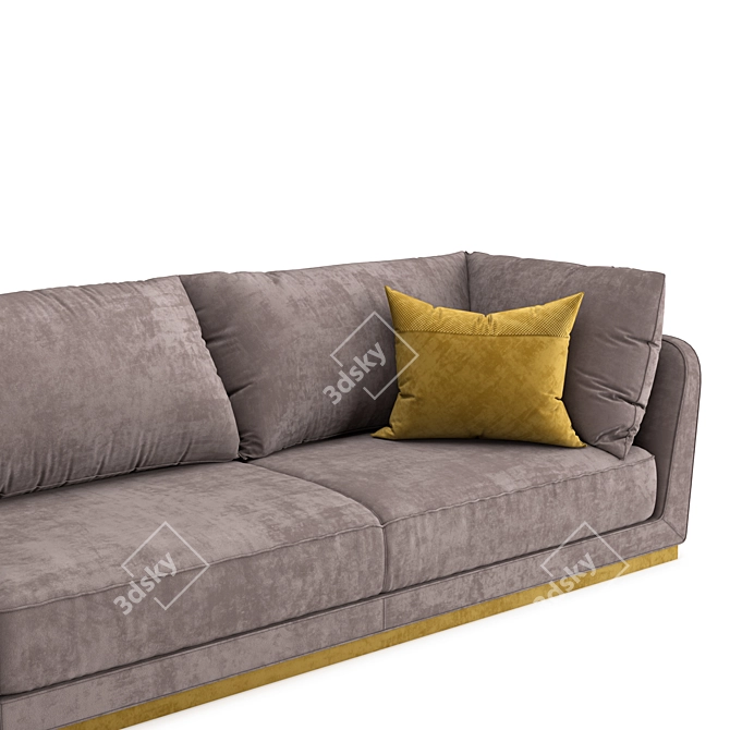 Luxurious Dorian Sofa - Exquisite Style 3D model image 2