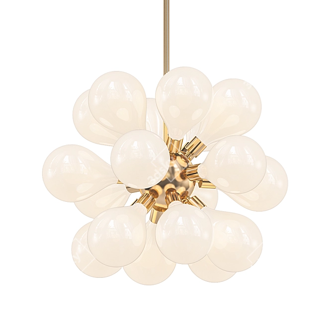 Elegant Cintola Pendant Lighting 3D model image 1