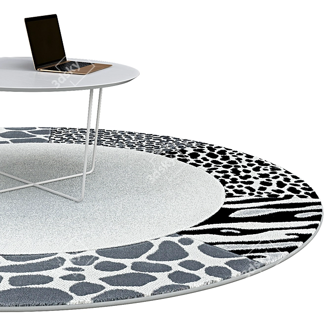 Elegant Circle Rugs | No. 129 3D model image 2
