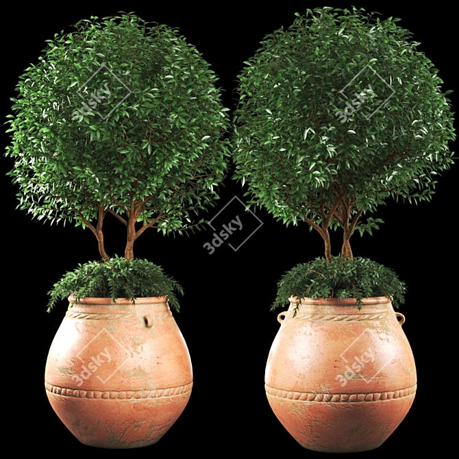279k Poly Unique Plant 3D model image 2