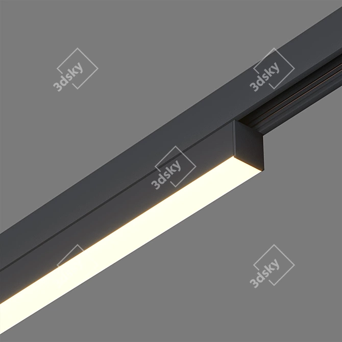 SAGI LINE LED Track Lighting 3D model image 2
