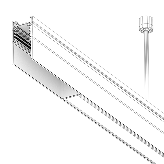 SAGI LINE LED Track Lighting 3D model image 3