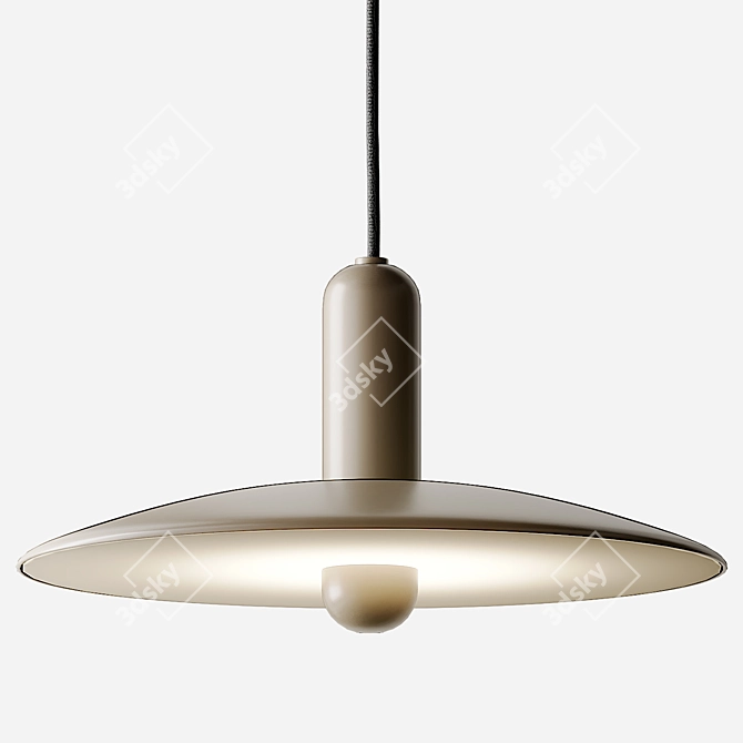 LU Pendant: Sleek and Stylish Lighting 3D model image 1