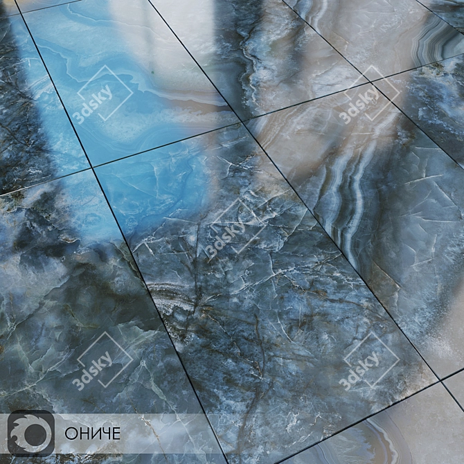 Milano Oniche Lappatiriated Ceramic Tiles 3D model image 1