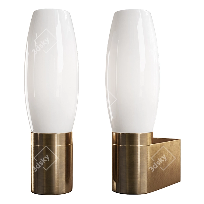 Aqua Bastone Arte Lamp: Stylish Illumination for Modern Spaces 3D model image 1