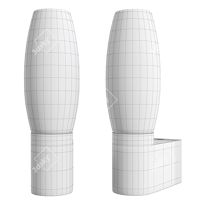 Aqua Bastone Arte Lamp: Stylish Illumination for Modern Spaces 3D model image 2