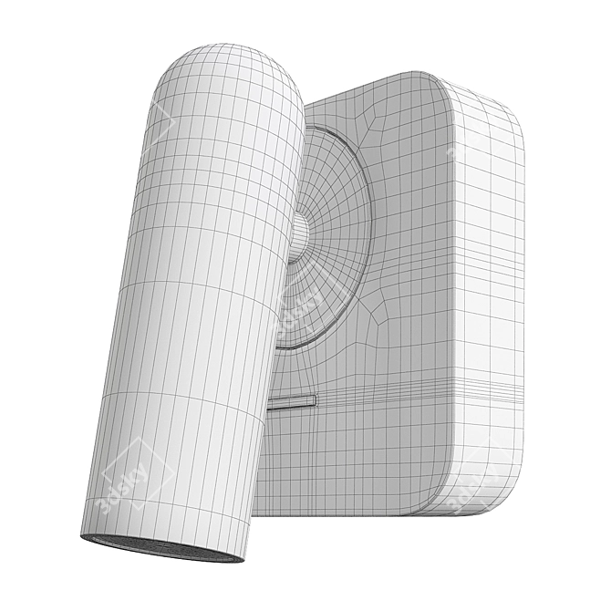 Elegant Mirax Sconce: Timeless Illumination 3D model image 2